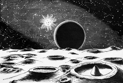 Lunar Landscape — Space Print