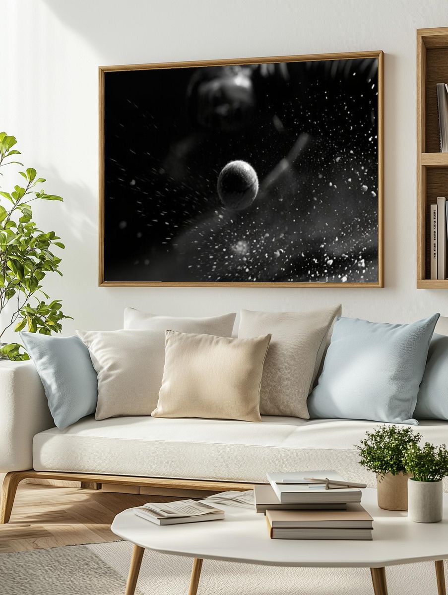 Moon Dust Explosion Print. — room view 2