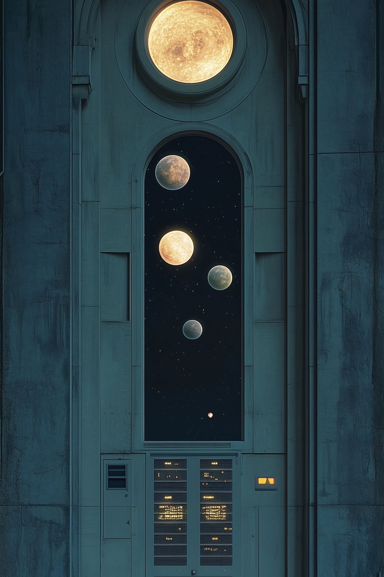 Celestial Archway Space Print. poster detail