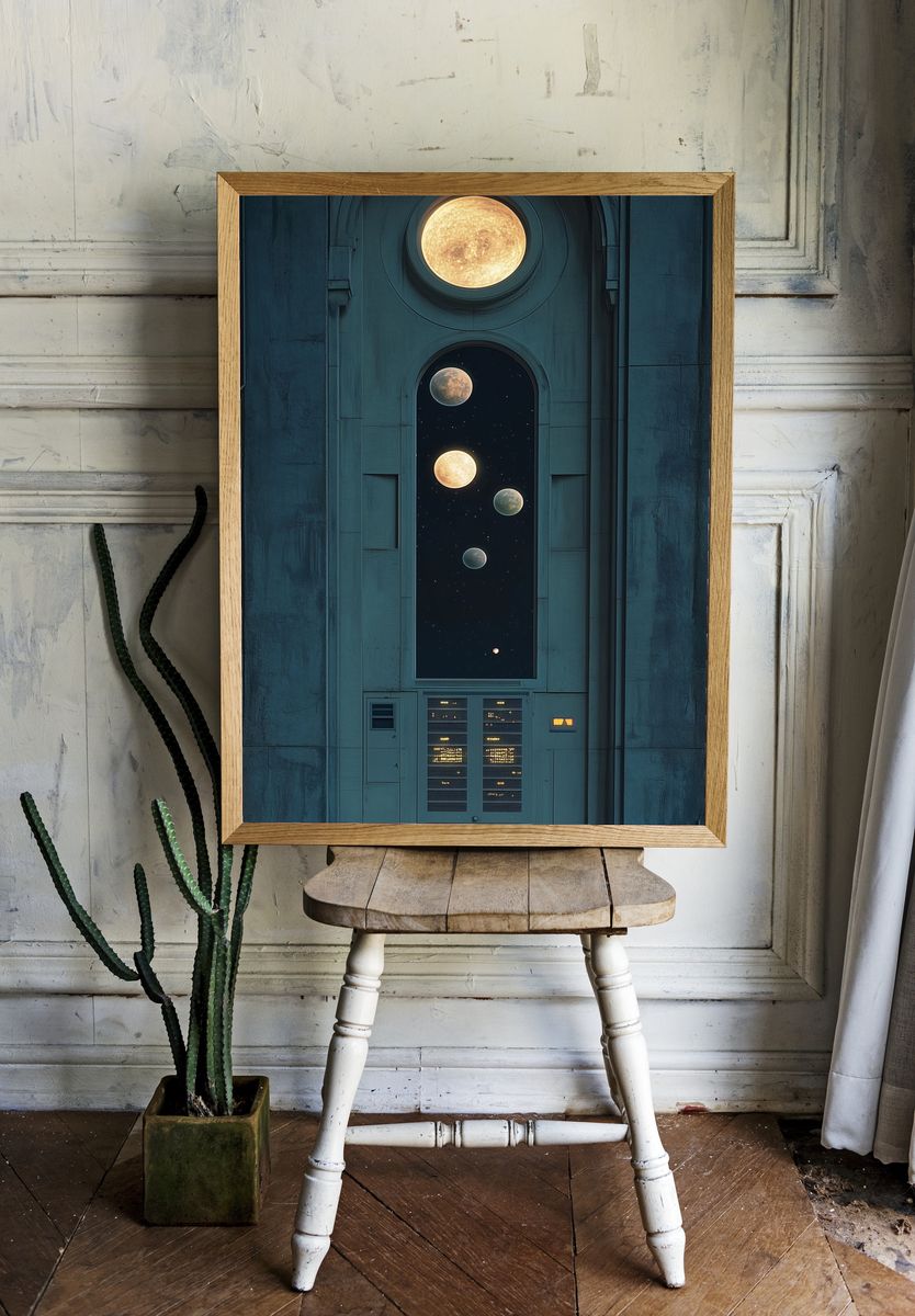 Celestial Archway Space Print. — room view 1