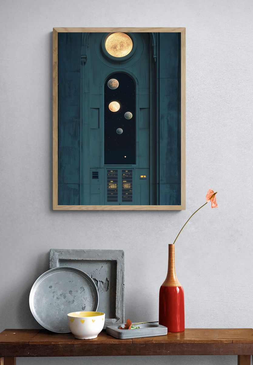 Celestial Archway Space Print. — room view 3