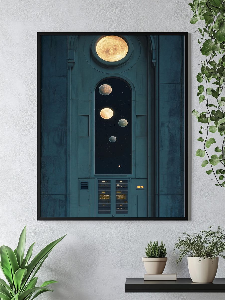 Celestial Archway Space Print. — room view 4