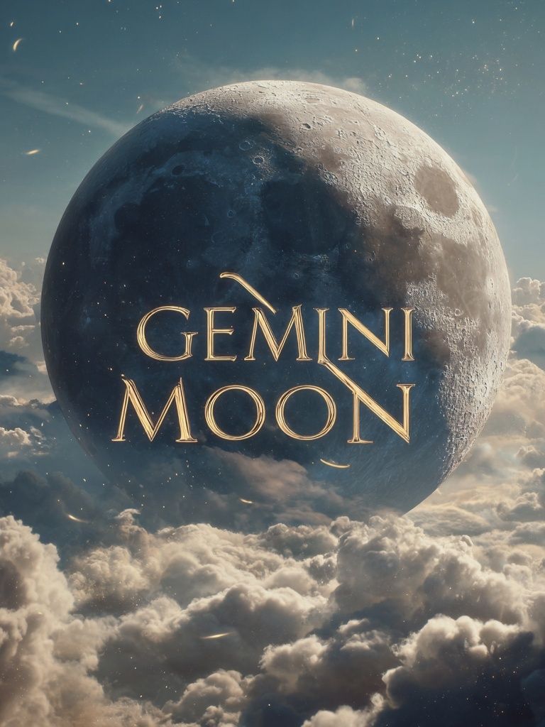 Gemini Moon Space Poster. poster detail