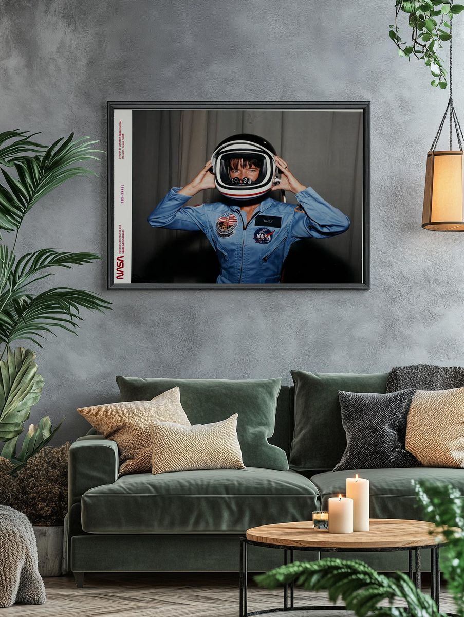 Sally Ride — NASA Space Print. — room view 4