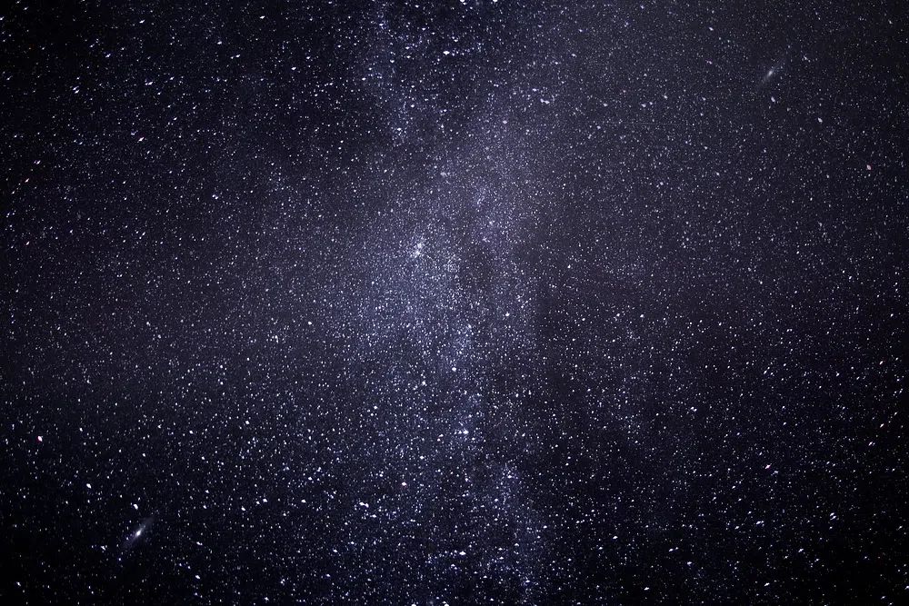 Beautiful milky way night sky. poster — space art