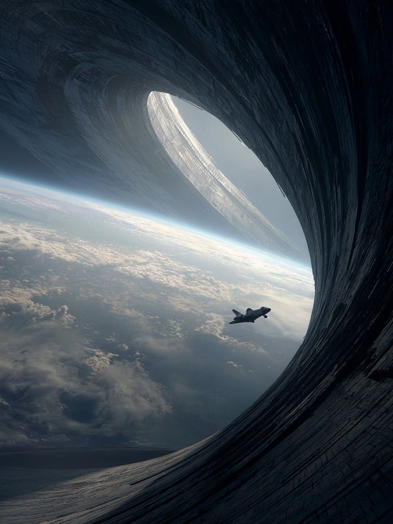 Space Portal — Sci-Fi Print. poster detail