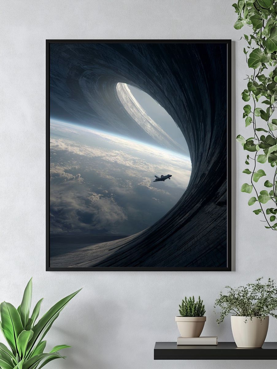 Space Portal — Sci-Fi Print. — room view 4