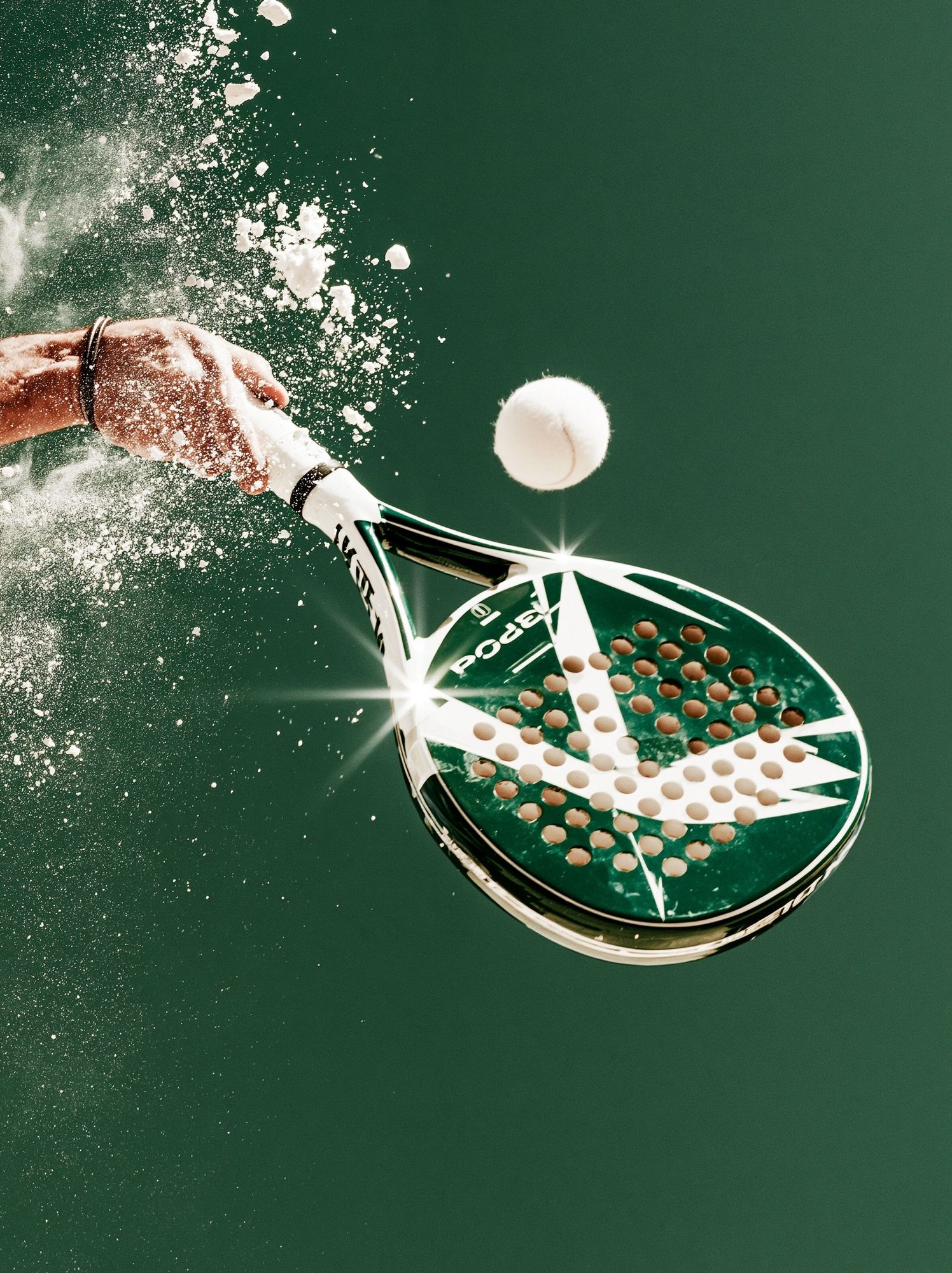 Padel Smash Action Photography Poster. poster — sport art