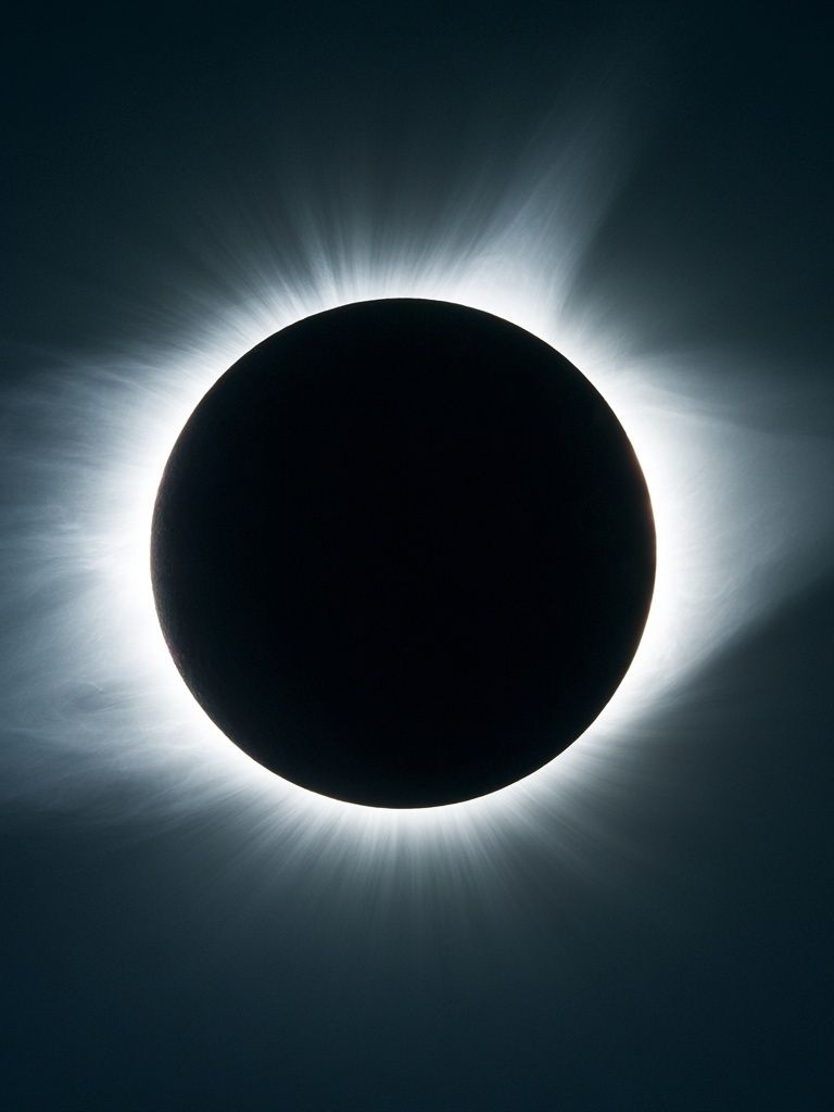 Solar Eclipse Space Print. poster detail