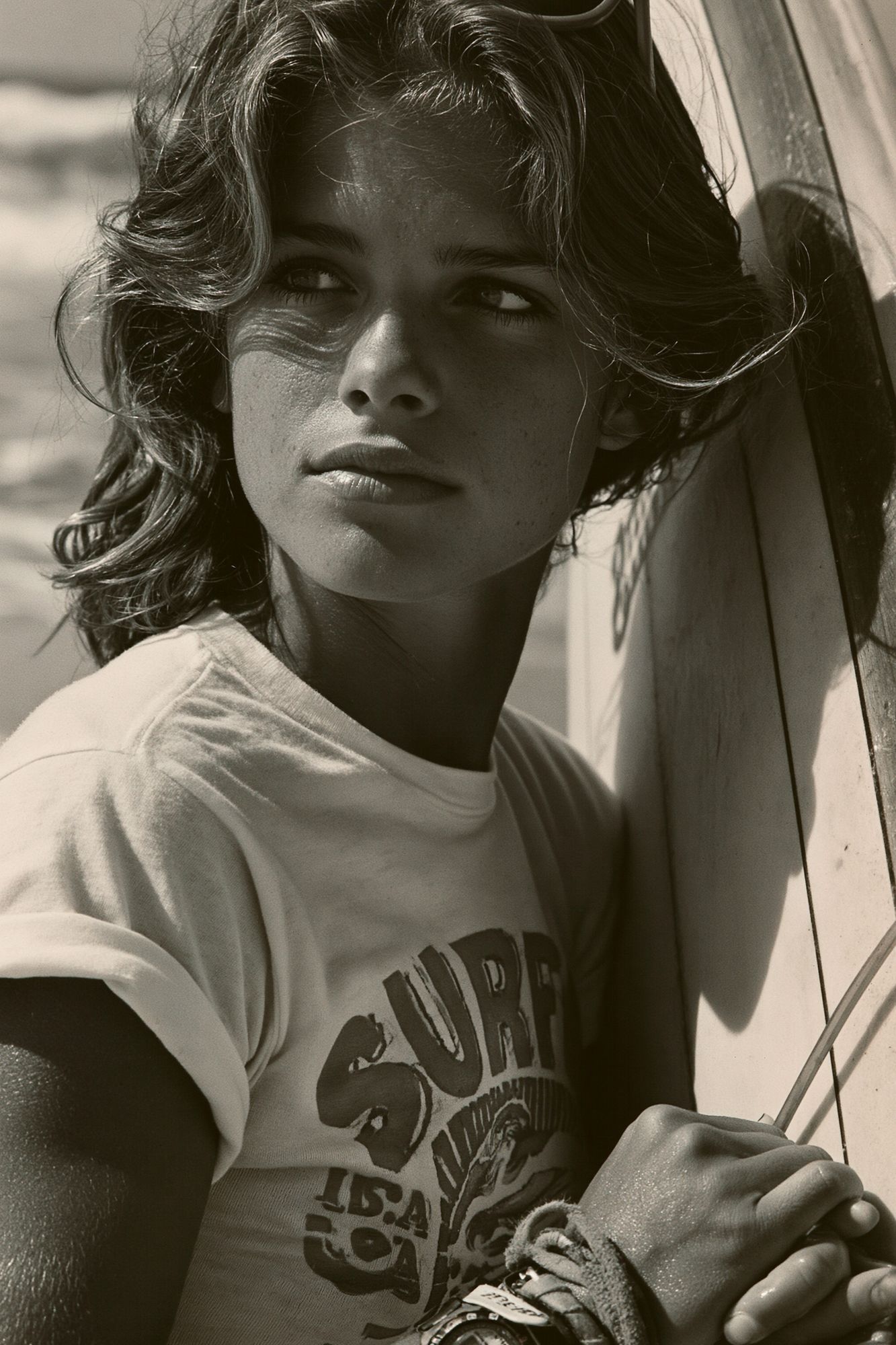 Surf Portrait Photography Poster. poster detail