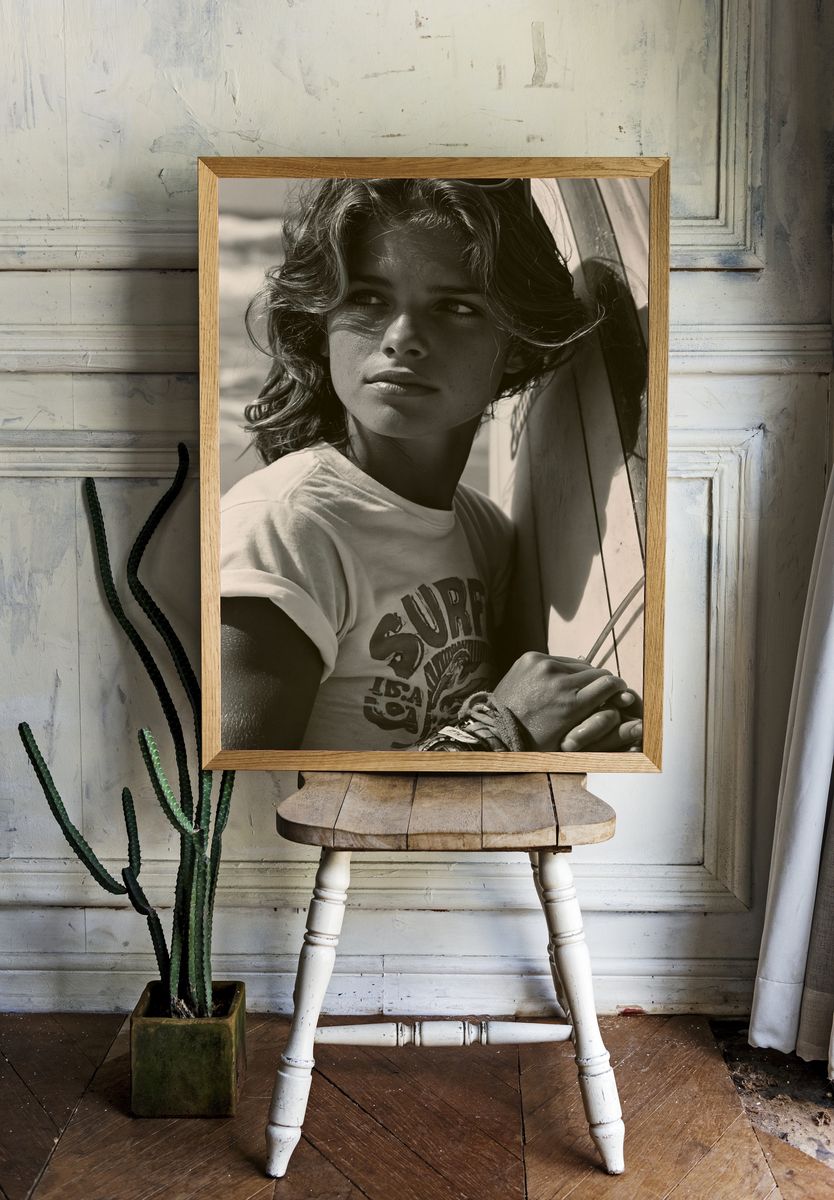 Surf Portrait Photography Poster. room preview