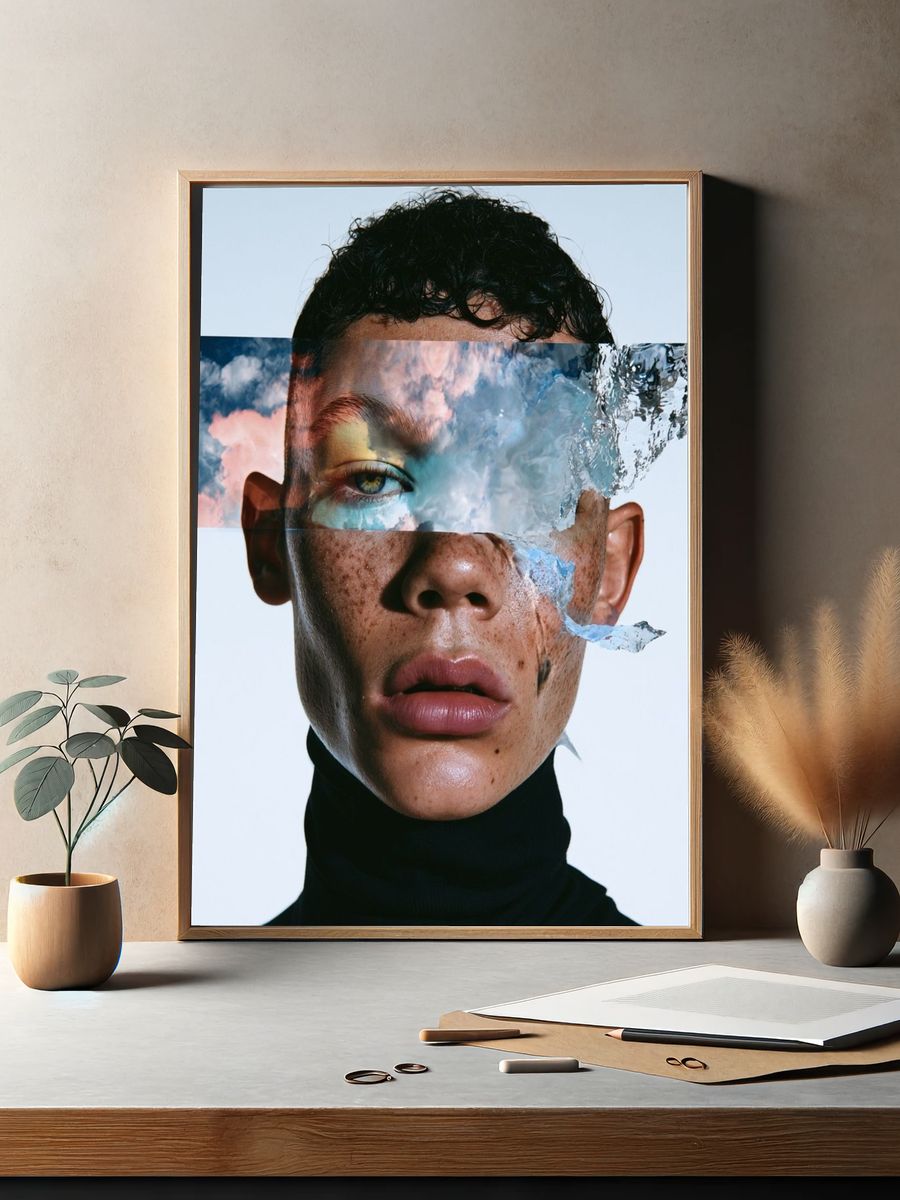 Surreal Portrait Photography Poster. — room view 2