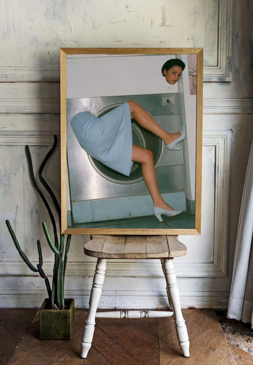 Surreal Laundry Room Photography Poster. room preview