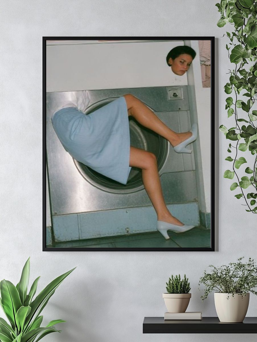 Surreal Laundry Room Photography Poster. — room view 4