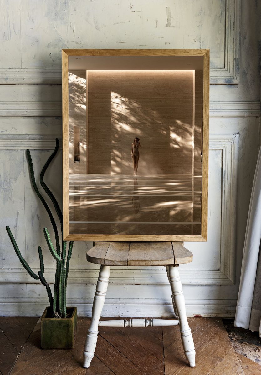 Spa Interior Portrait Poster. — room view 1