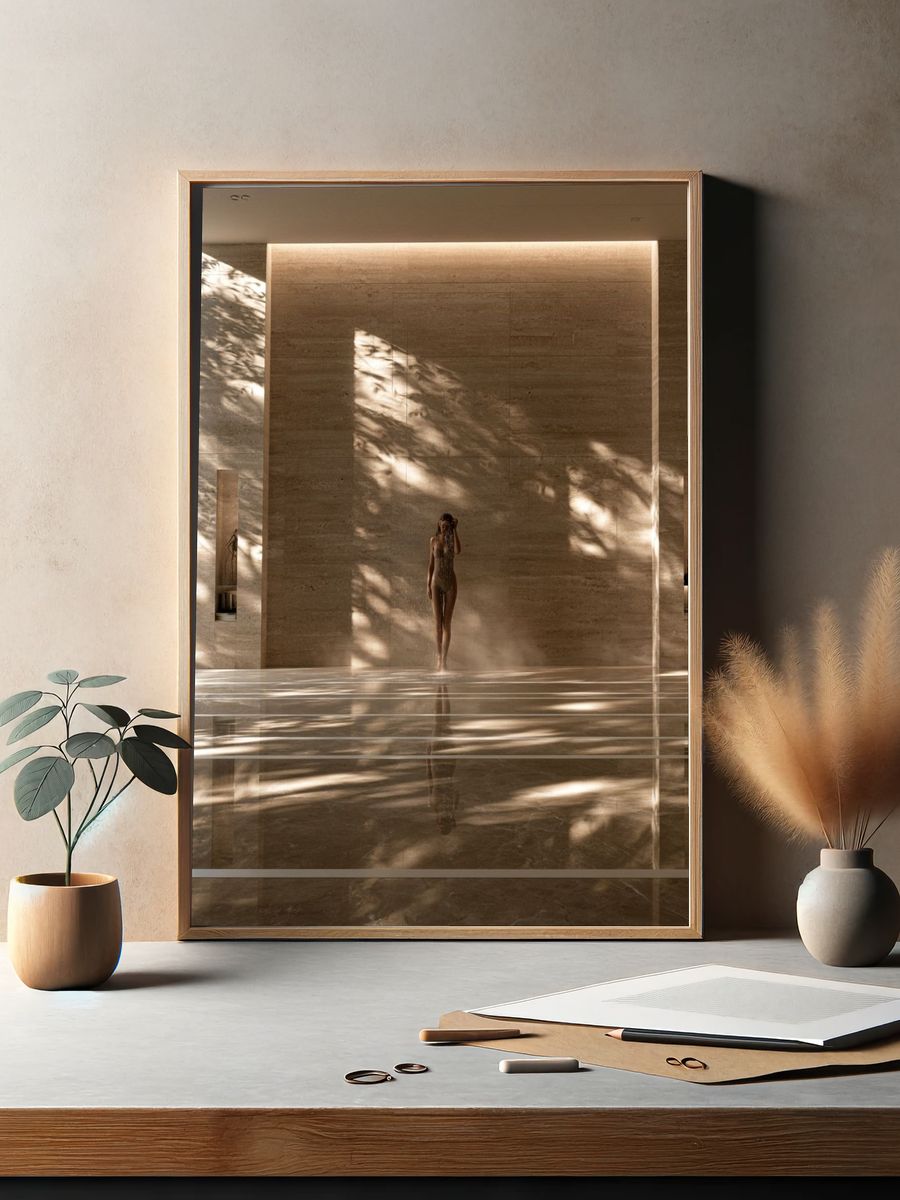 Spa Interior Portrait Poster. — room view 2