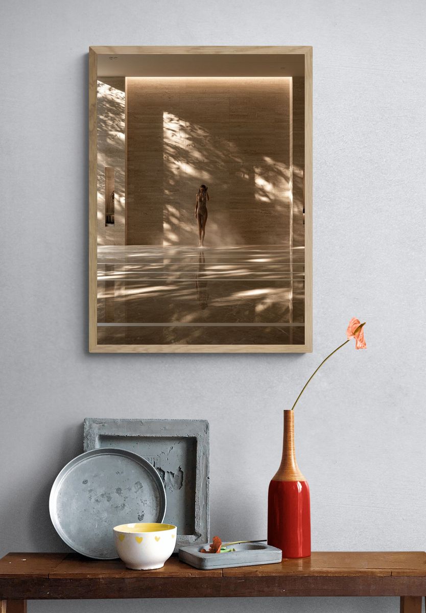 Spa Interior Portrait Poster. — room view 3