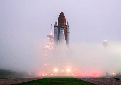 Space Shuttle Launch — Photography Print. poster