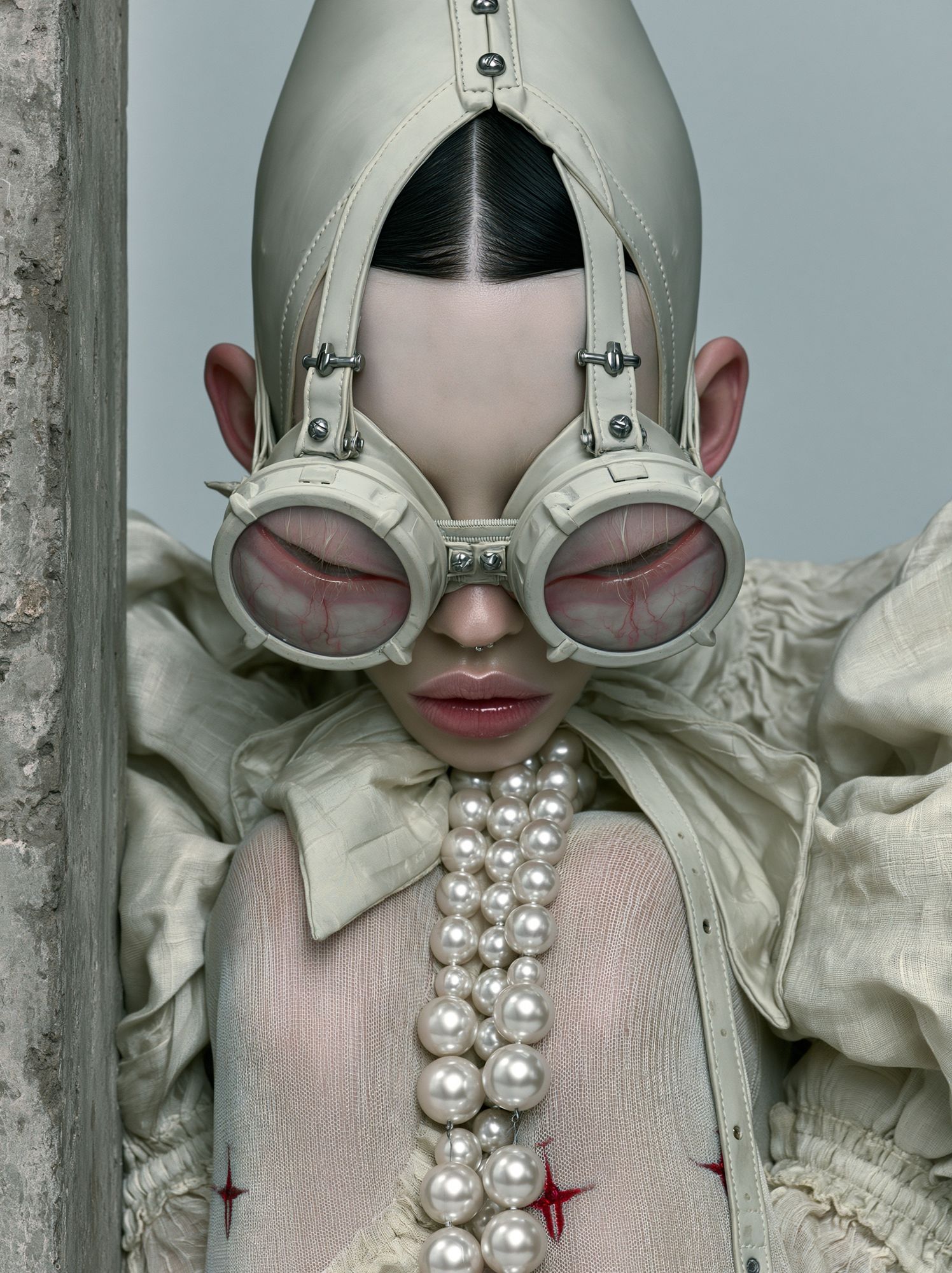 Surreal Pearl Portrait Print. poster — photography art