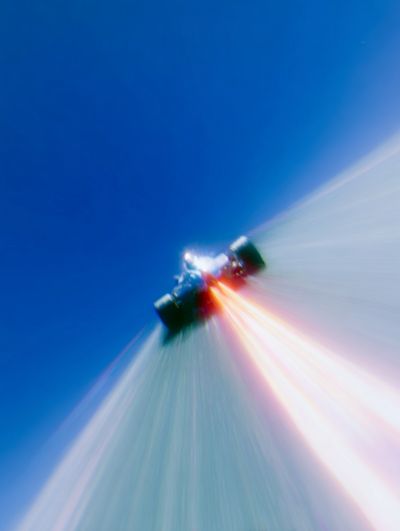 Formula Racing Speed Blur Poster.