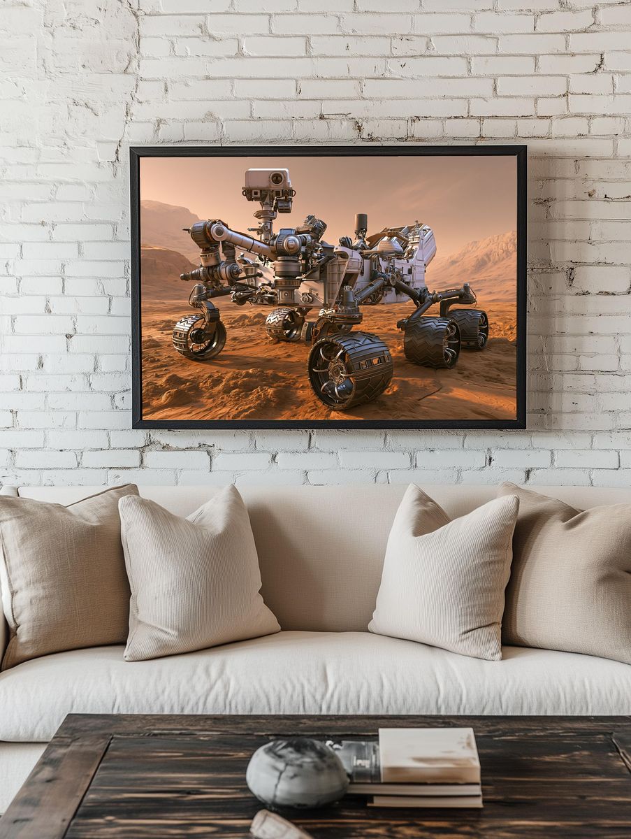 Mars Rover Exploration Print. — room view 1