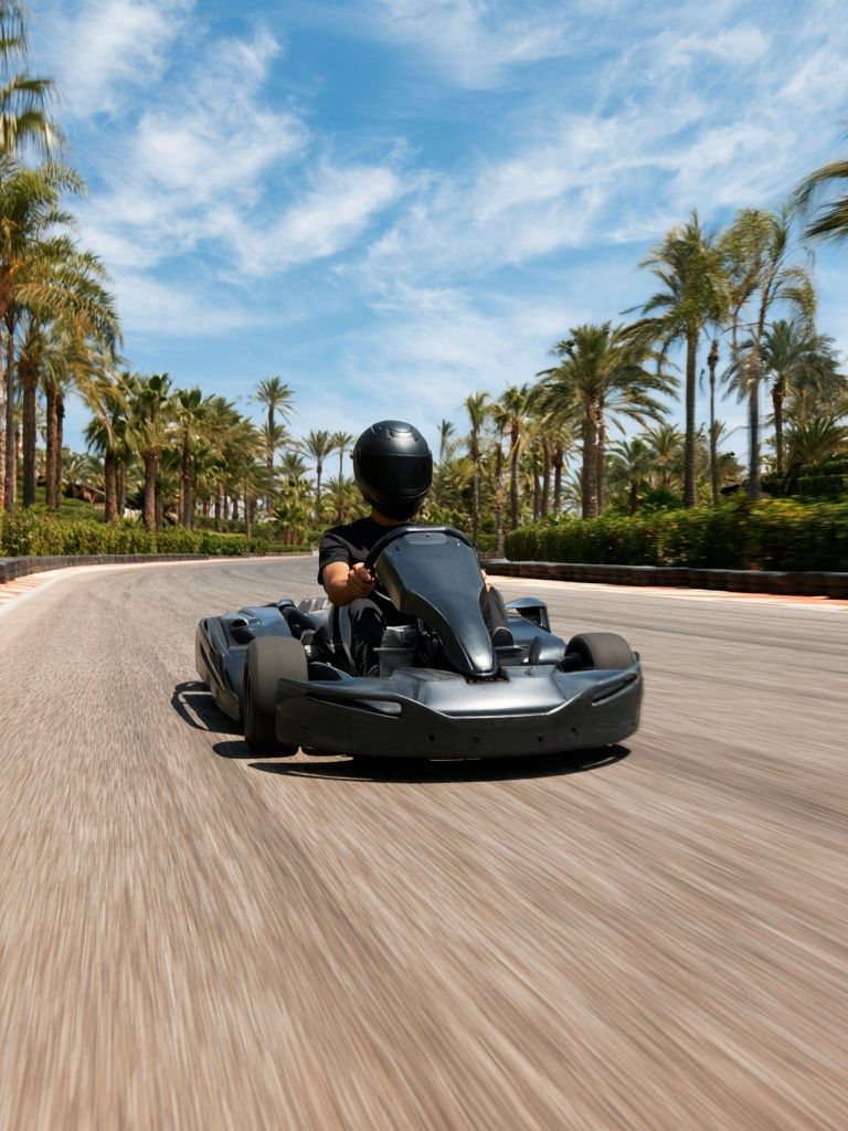 Go-Kart Racing Photography Poster. poster — sport art