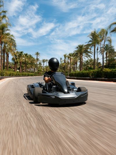 Go-Kart Racing Photography Poster.
