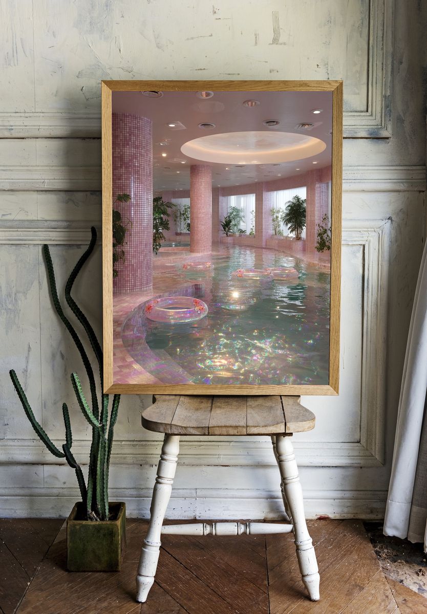 Serene Spa Retreat — Photography Print. — room view 1
