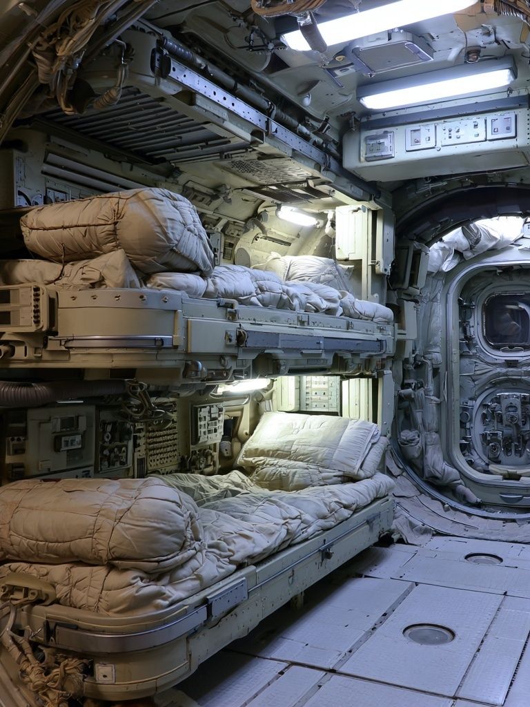 Space Station Interior Photography Poster. poster detail