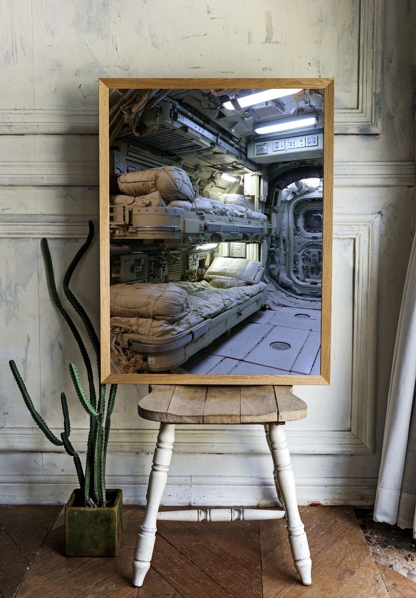 Space Station Interior Photography Poster. — room view 1