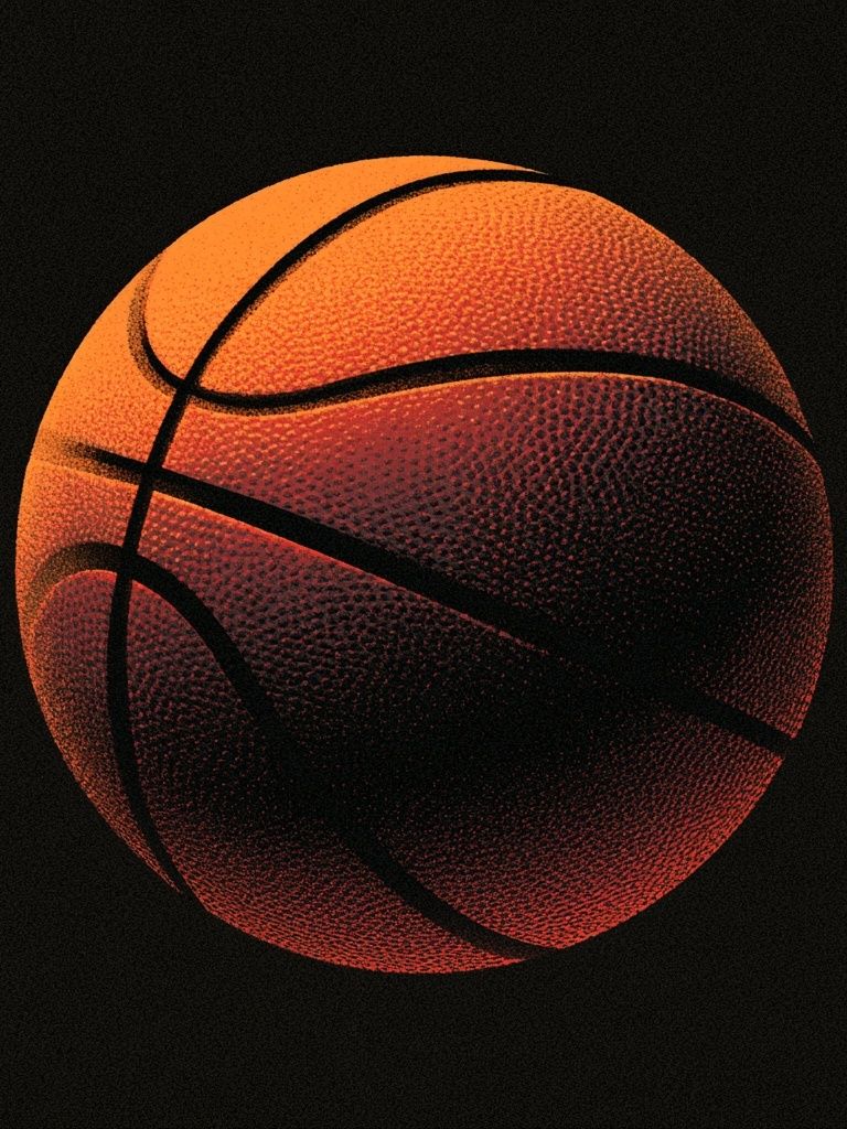 Basketball Minimalist Poster. poster detail