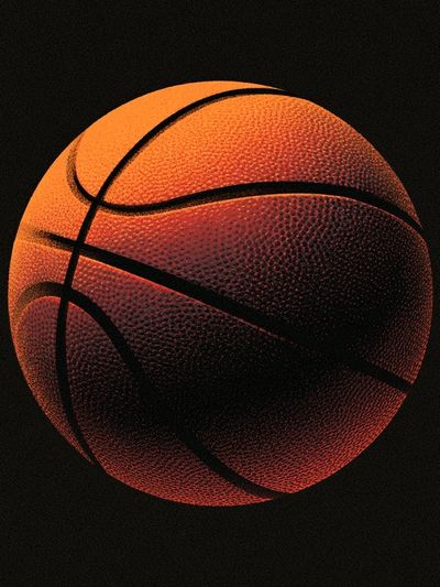 Basketball Minimalist Poster.