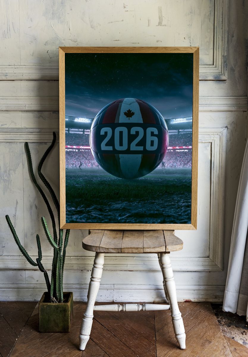 2026 Football Stadium Poster. room preview