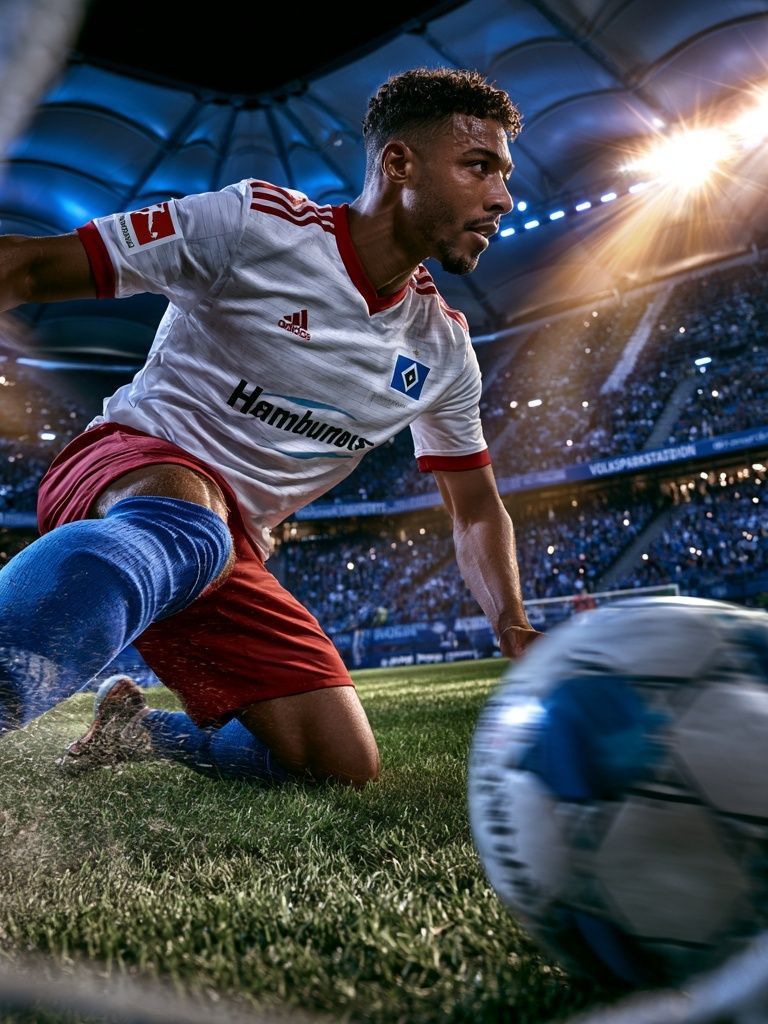 Soccer Stadium Action Photography Poster. poster — sport art