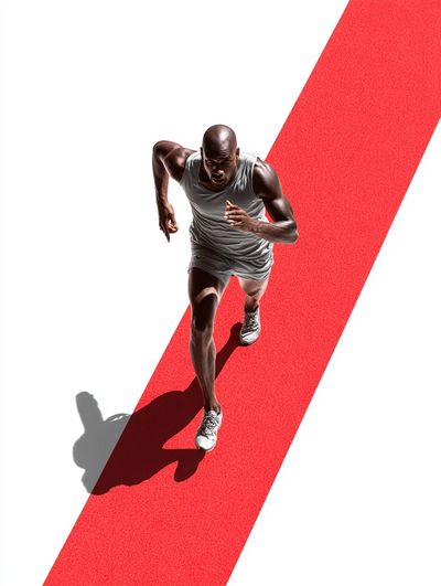 Runner in Motion — Sport Print. poster