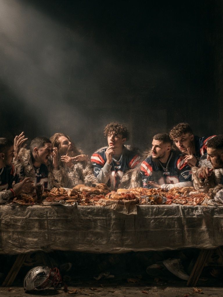 Football Feast Photography Poster. poster — sport art