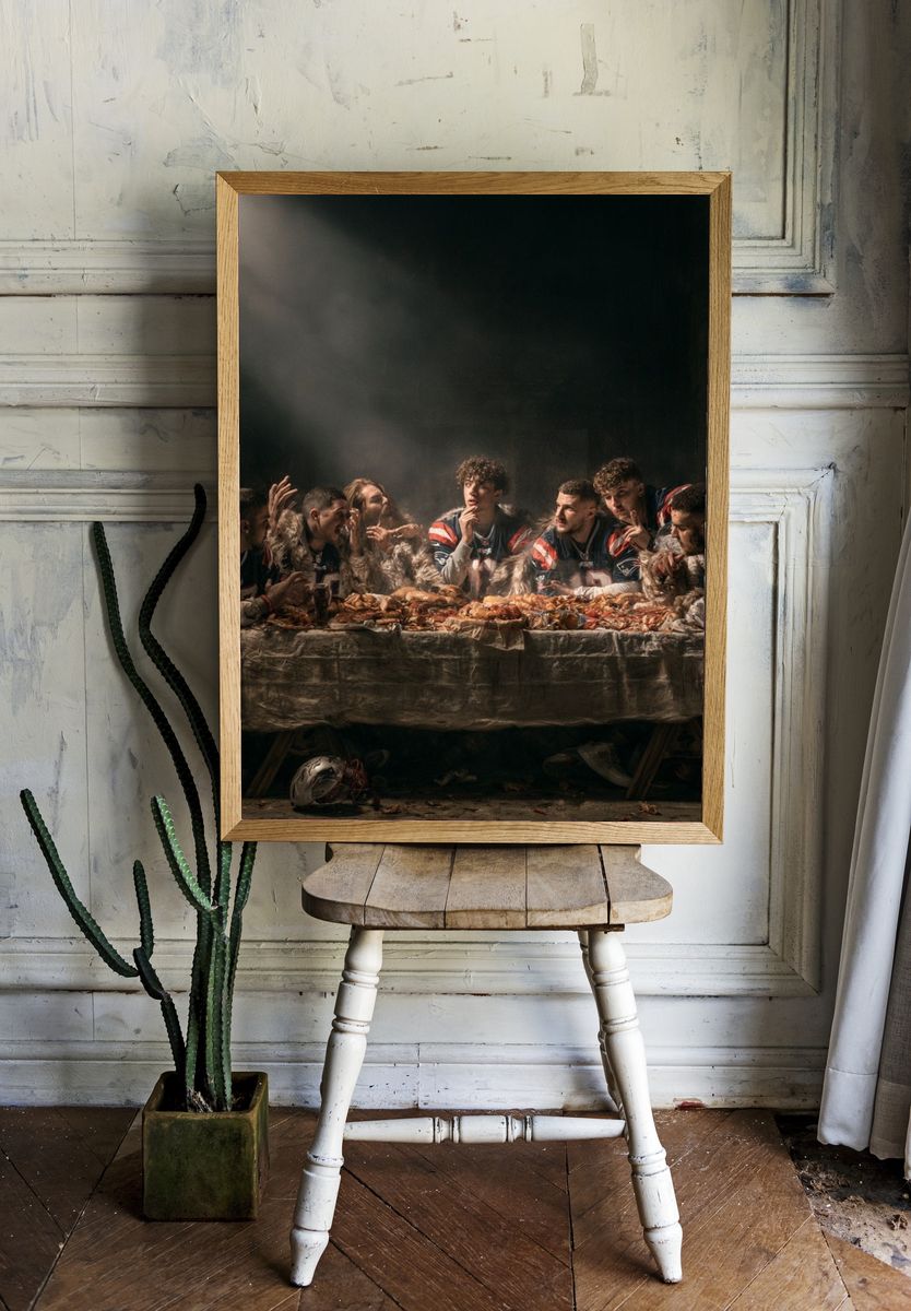 Football Feast Photography Poster. — room view 1