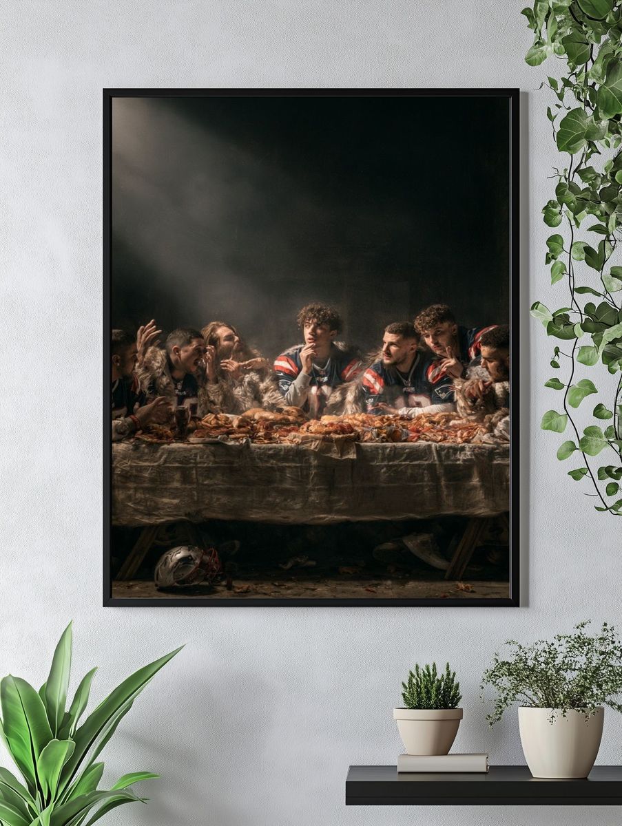 Football Feast Photography Poster. — room view 4