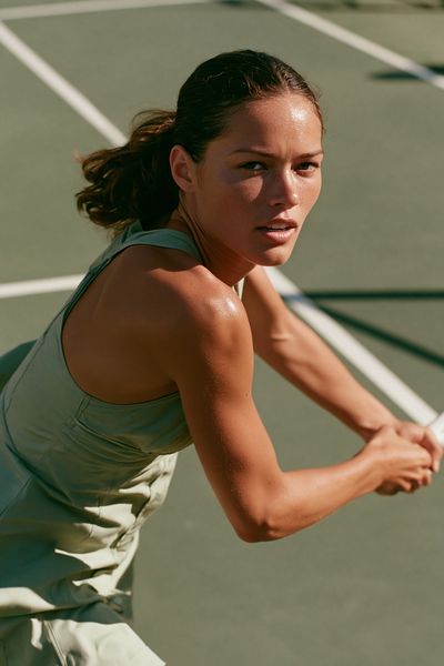 Tennis Player Action Photography Poster. poster