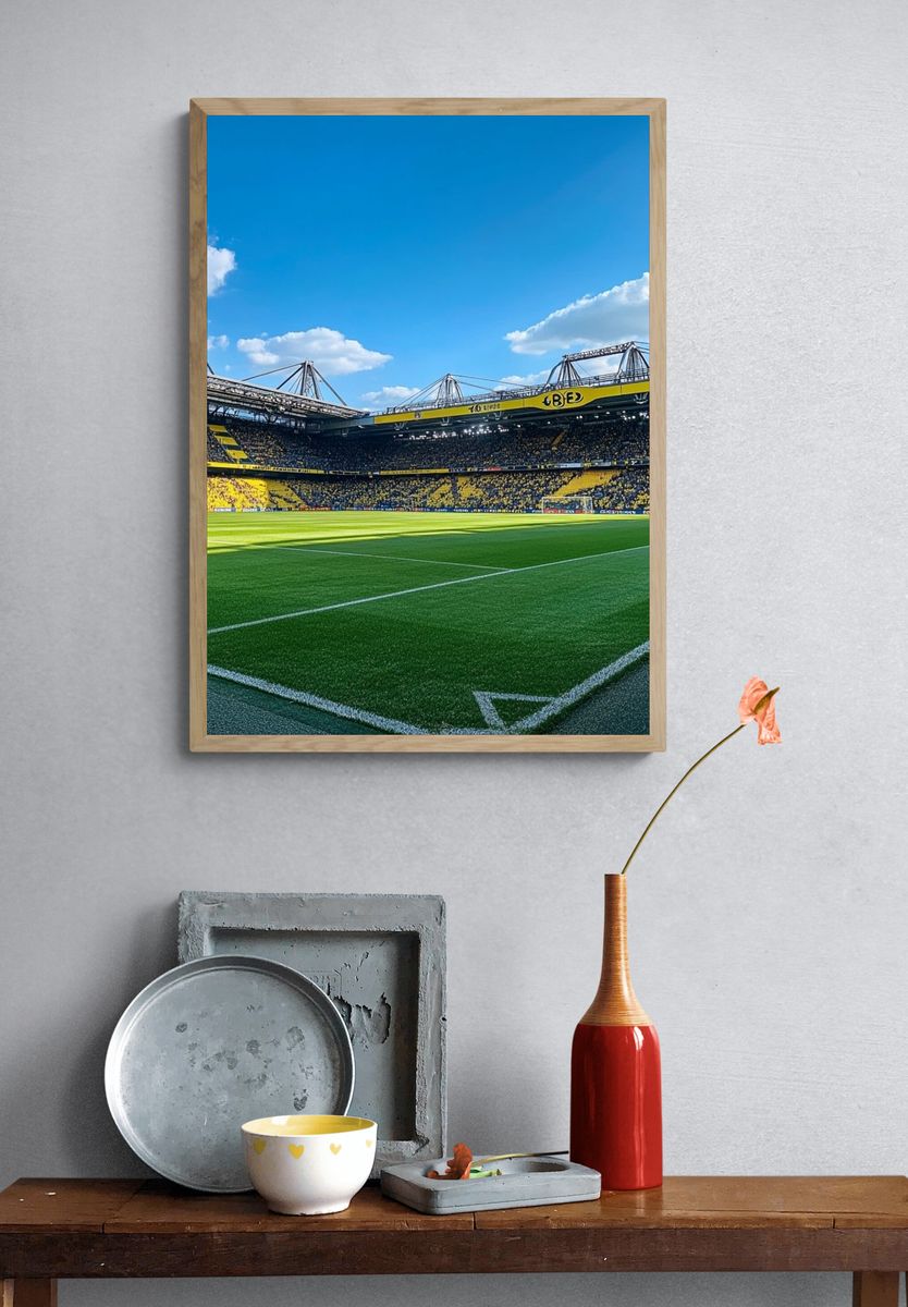 Football Stadium Panorama Poster. — room view 3
