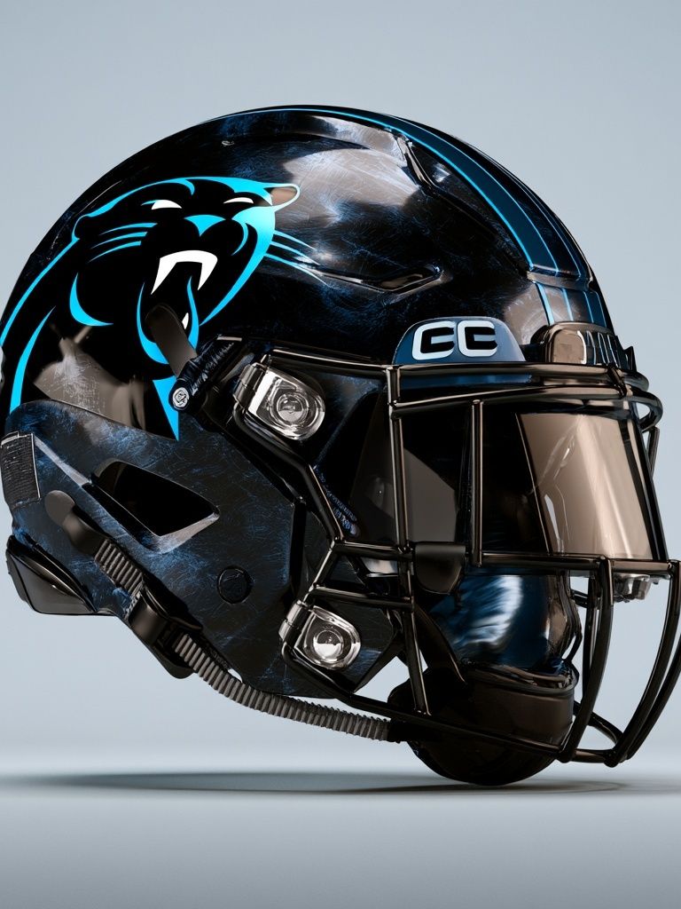Carolina Panthers Helmet Poster. poster detail