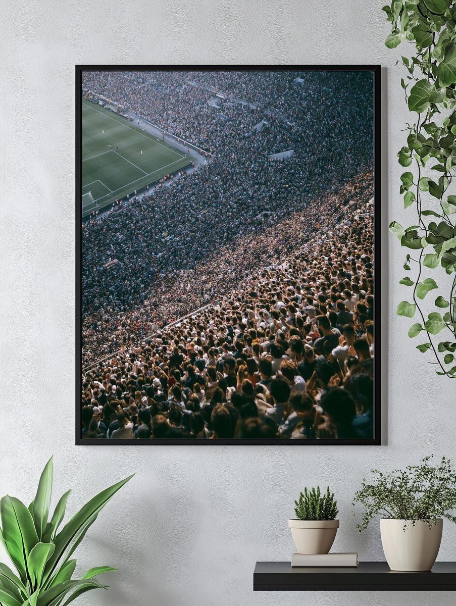 Stadium Crowd Photography Poster. — room view 4