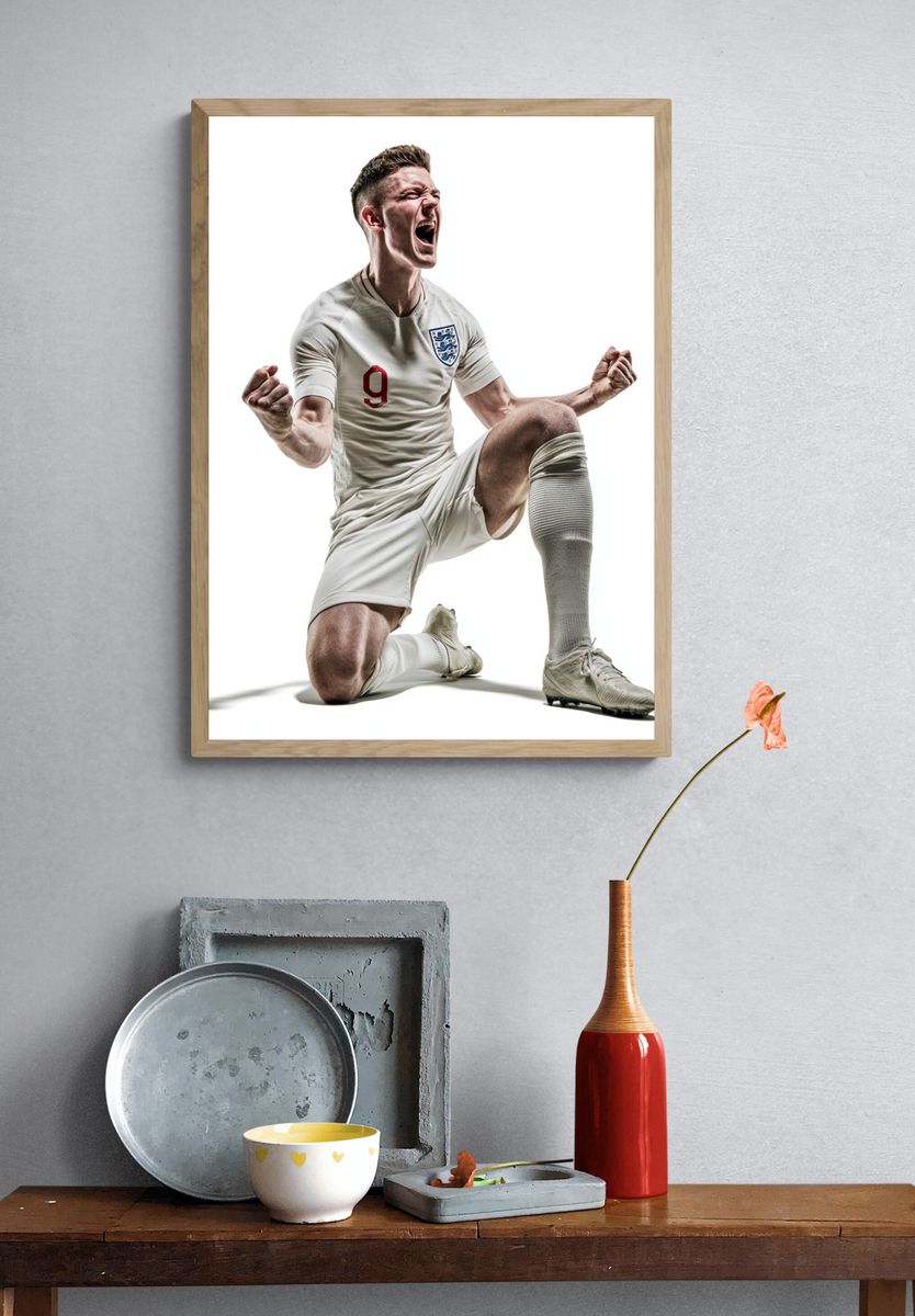 England Football Victory Photography Poster. — room view 3