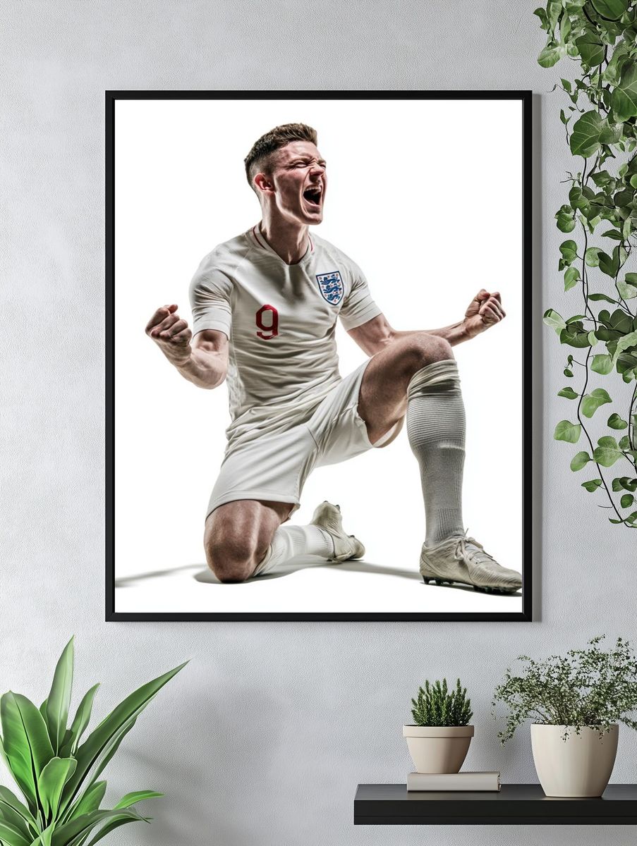 England Football Victory Photography Poster. — room view 4
