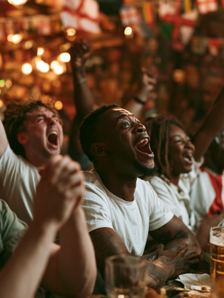 Cheering Crowd Sports Photography Poster. poster detail