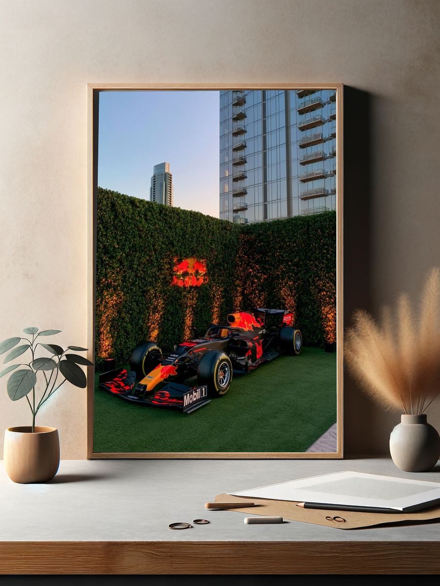 Red Bull Racing Formula 1 Poster. — room view 2