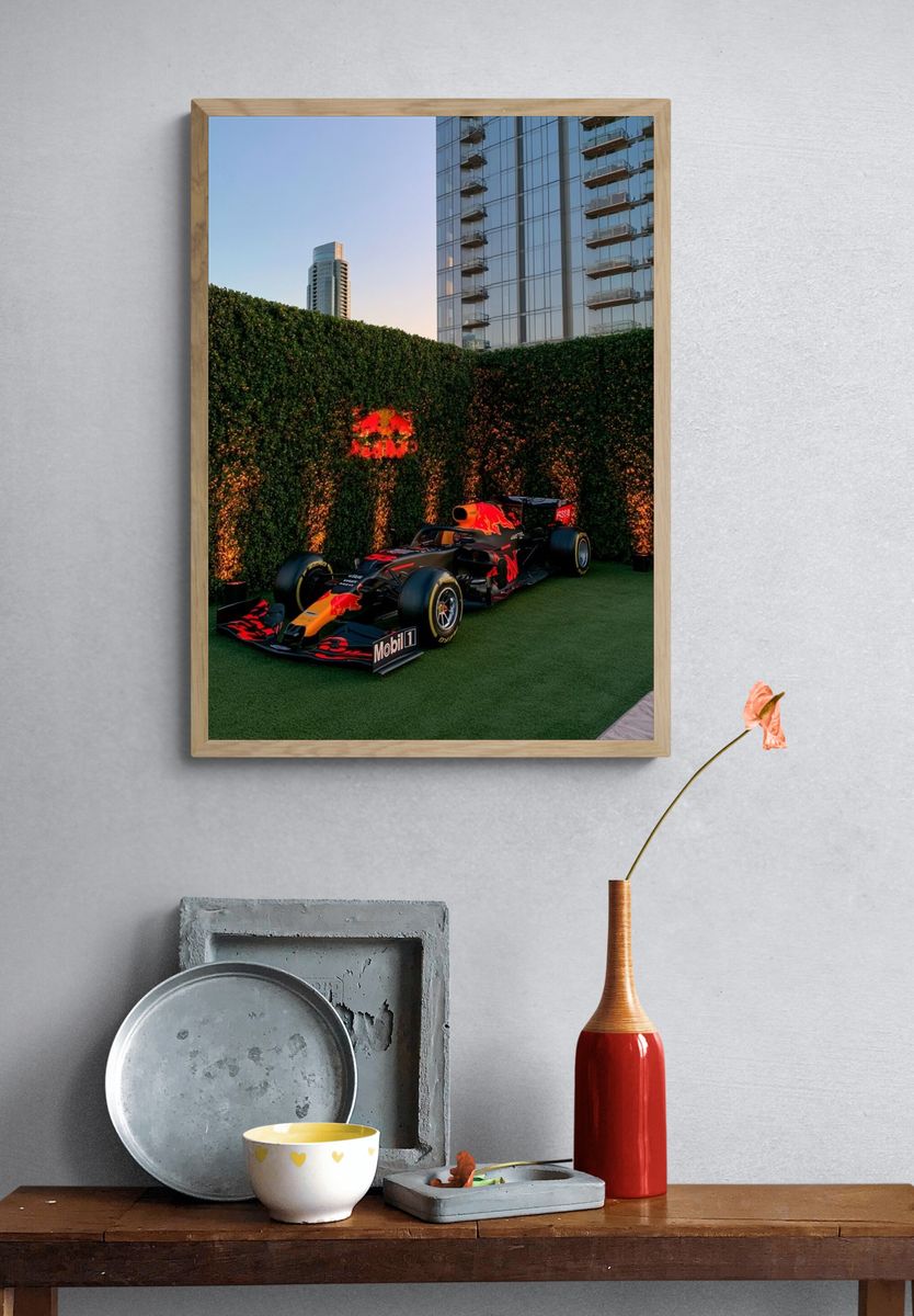 Red Bull Racing Formula 1 Poster. — room view 3