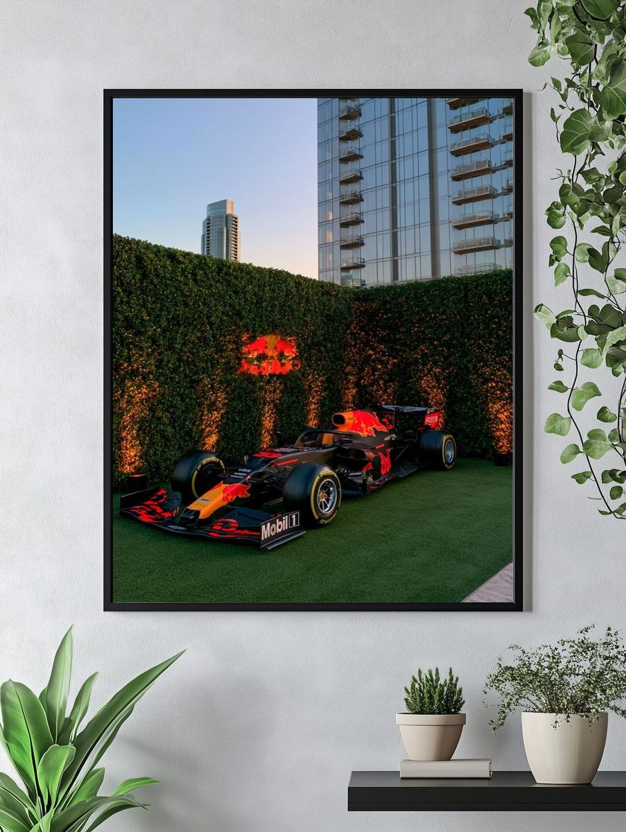 Red Bull Racing Formula 1 Poster. — room view 4
