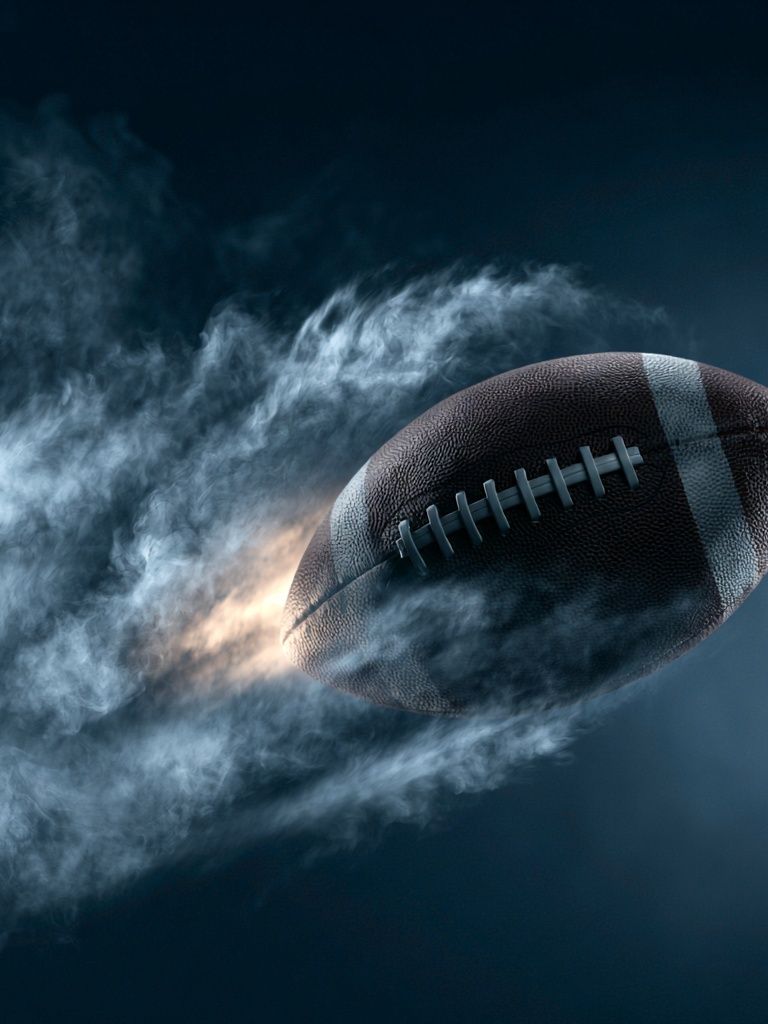 Football in Motion Photography Poster. poster detail