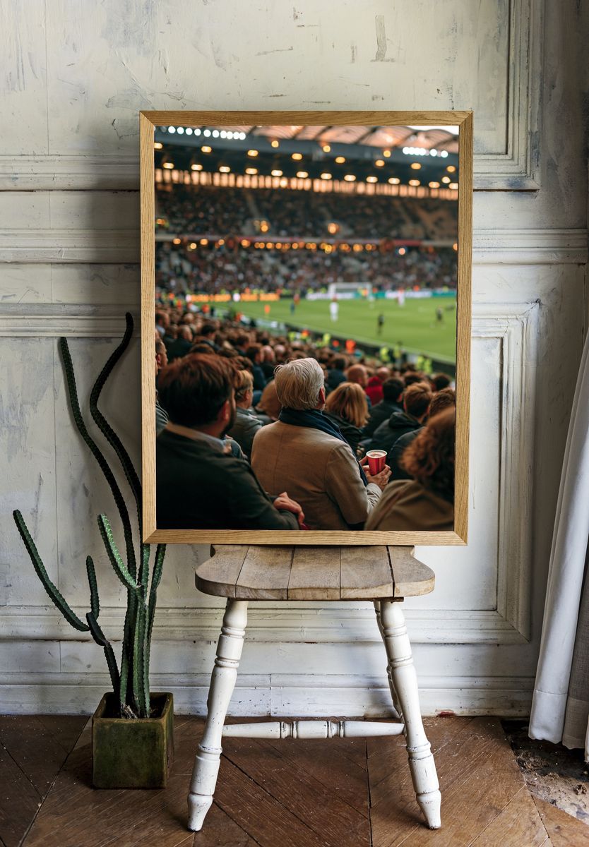 Stadium Crowd Photography Poster. room preview